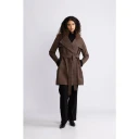 Brgn by Lunde & Gaundal Dame Frakker Brun XS,