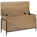 vidaXL Lagringsboks Artisan eik 80 x 40 x 49,5 cm Konstruert tre