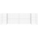 vidaXL Gabion plantekasse H-formet ståltråd 260x40x80 cm