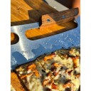 Pizzaslicer Pepper Mezzaluna Style med Trehåndtak 35 cm