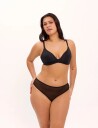 Understatement Underwear Micro T Shirt Bra   Black   L
