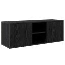  TV skap Svart Eik 100 x 31,5 x 35 cm Konstruert tre