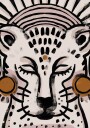 Leopard&Tranquility Poster Plakat / 100x150cm