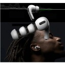 Tech Protect AirPods Pro 3 Silikon Øreplugger   S M L Hvit