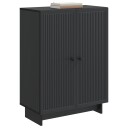  Serviesskap Svart 66 x 34,5 x 90 cm Konstruert tre