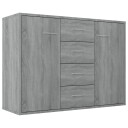 vidaXL Skjenk grå sonoma 88x30x65 cm konstruert tre