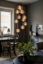 Globen Lighting Skyfall Taklampe Amber