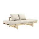 Karup Design Beat Sovesofa, natur - Furutre/Linen 1580333-05-0 1580333-11-0