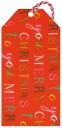 Gavemerkelapper 6pk Exquisite Christmas Red