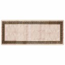  Teppe Runner MARSA Svart 100 x 250 cm Polyester og PVC