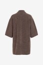 Vila - Skjortekjole Vidaya 3/4 Sleeve Knit Dress - Grå