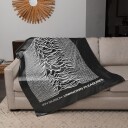 Rocksax Joy Division Unknown Pleasures Sherpa Fleece Throw 50 in x 60 in 78899421