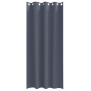  Gardiner med gardiner 2 pcs Antrasitt Polyester