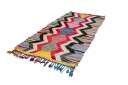 Marokkansk Boucherouite teppe 125 x 265 cm Størrelse: 125 x 265 cm