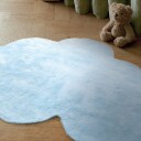 Barneteppe Aranga Super Soft Cloud lyseblått Størrelse: Ø 80 cm
