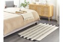 Tacettin Ullteppe 80x150 cm - Svart/hvit