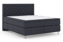 Select No 6 Komplett Sengepakke 180x200 Medium Memory/Pocket Blå/V formede Metallben