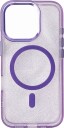 Hurtel Glitteretui MagSafe for iPhone 16 Pro - lilla med Glitter