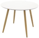 Venture Design Plaza spisebord Hvit 100 cm Hvit