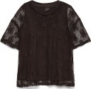 Vero Moda Vmnikita S/S O Neck Top Jrs Btq Fr   CHOCOLATE TORTE   S