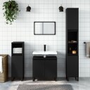 Servantskap svart 58x33x60 cm konstruert tre