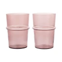 Ferm Living Boya Drikkeglass 2 pak   Mauve