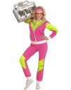 Widmann 80s Neon rosa grilldress, M