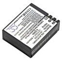 ACTIVEON CX Gold batteri (600 mAh 3.7 V, Sort)