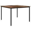 vidaXL Spisebord 110 x 110 x 75 cm METALL