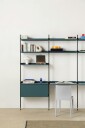 Hay Pier System Skrivebord Med Veggfeste PS Blue
