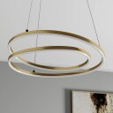 Lindby Davian LED-hengelampe, dimbar, messing