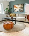 Runde tepper   Dhurry beige Størrelse: Ø 300 cm
