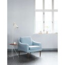 Warm Nordic Cone Gulvlampe m/Bord Pure Cashmere /Teak
