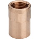 Messing loddeovergangsmuffe 15 mm x 3/4"