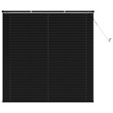 vidaXL Venetiansk persienne Svart 150 x 160 cm 25 mm PVC