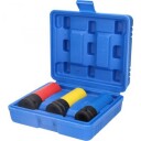 Brilliant Tools Støpselsett 1/2" Metrisk 3 Hoder 17-21mm Aluminium