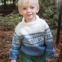Bluum Strik Strikkegenser Stjerne - garnpakke i Bluum Pure Eco Baby Wool