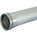 HT SAFE AVLØPSRØR M/MUFFE PP GRÅ 75X1000MM