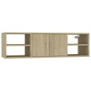  Vegghylle sonoma eik 102x30x29 cm konstruert tre
