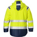 Fristads 4037 GTT Vinterjakke arbeidsjakke med refleks, varselgul/marinblå, M