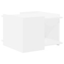  Kaffebord Hvit 50,5 x 50 x 33 cm Konstruert tre