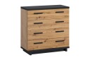 Kommode Ines 40x90 cm   Eik/Svart