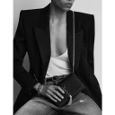 Saint Laurent Dame Vesker Svart ONE SIZE,