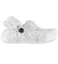 Crocs Sandaler   Fleece   Classic+ Metallic Snøflak   Snow Hvit   Crocs   28/29   Sandals Grå