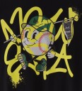 New Era T skjorte   NE Spray Graphc   Svart   New Era   Medium   T skjorte