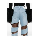 Coperni Dame Jeans Blå S,