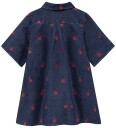 Fliink Kjole   Donna Embr   Dark Denim Blue   Fliink   116   Kjole   Blå
