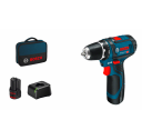 Bosch Professional GSR 12V-15 Professional 2x2,0Ah