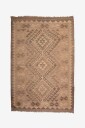 Bargi   Woolcarpet Kelim Raw Natural 99x148 cm   Grå