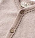 Wheat Cardigan   Ullfleece   Kari   Dry Rose   Wheat   2 år 92   Cardigan   Rosa